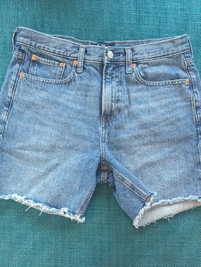 GAP Denim Boyfriend Short - Medium Blue